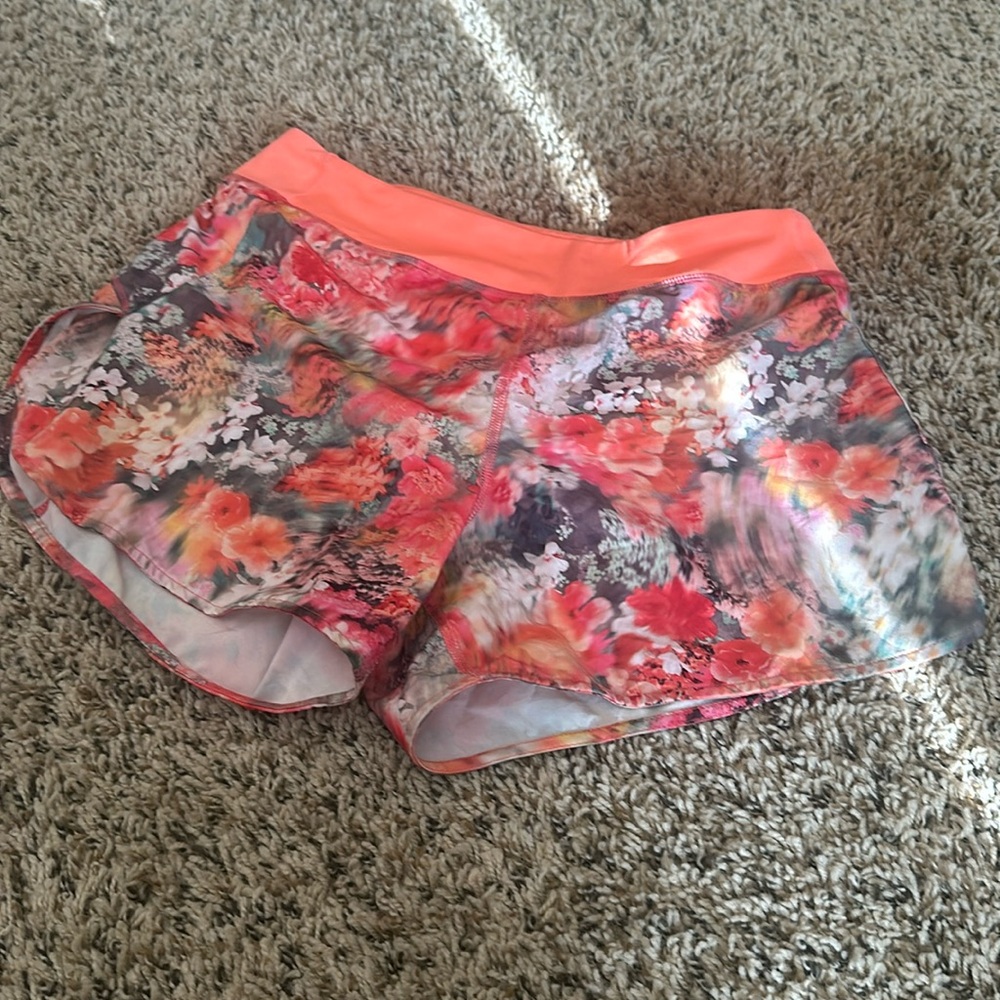 Athleta girl lined athletic shorts